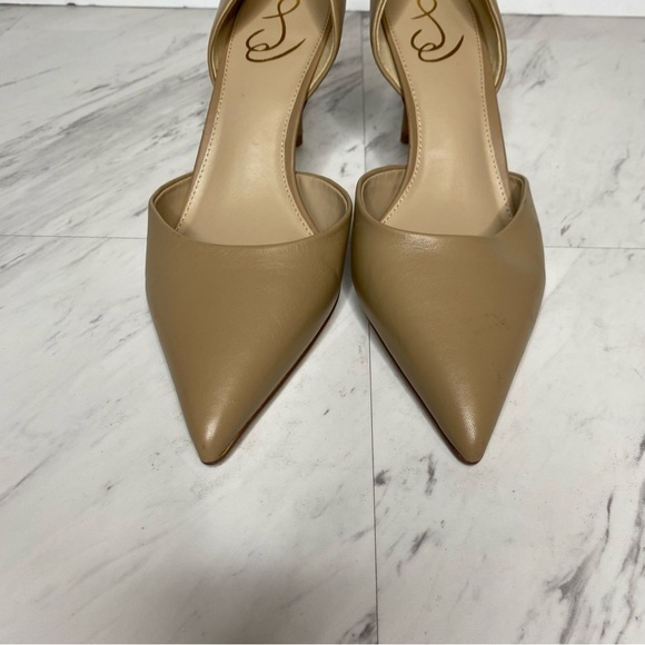 Sam Edelman Viv Pointed Toe Tan Leather Pump 10M - Picture 11 of 15